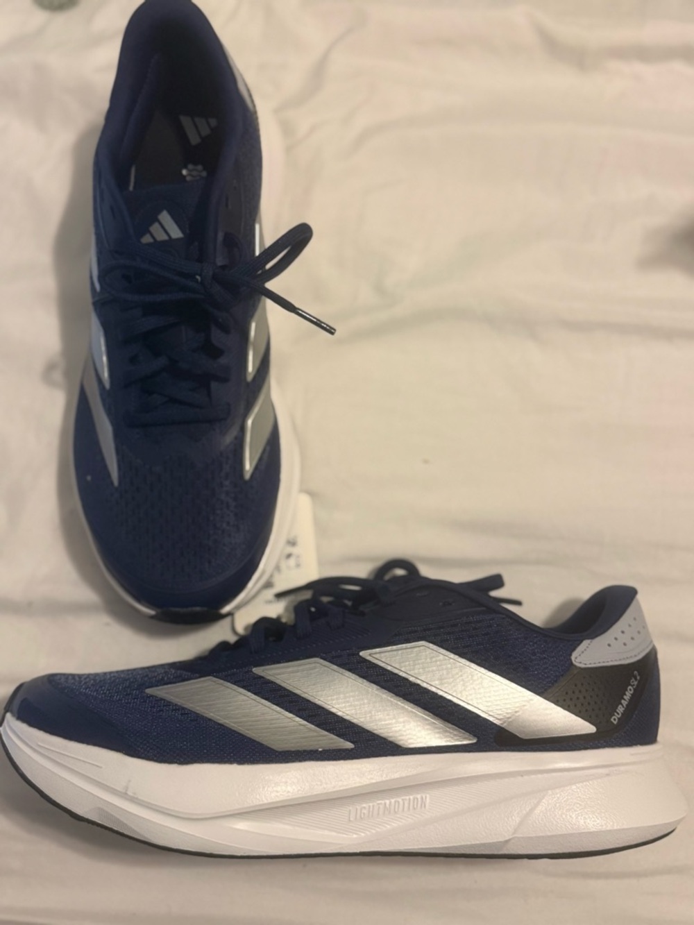 Adidas Navy and Silver Duramo